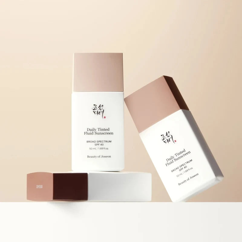 bareskin.lt Beauty of Joseon Daily Tinted Fluid Sunscreen SPF30 tonuotas veido apsauginis kremas nuo saulės SPF 30 su mineraliniu filtru