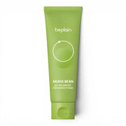 bareskin.lt beplain Mung Bean pH-balanced cleansing foam in a light green squeeze tube for gentle daily face washing.