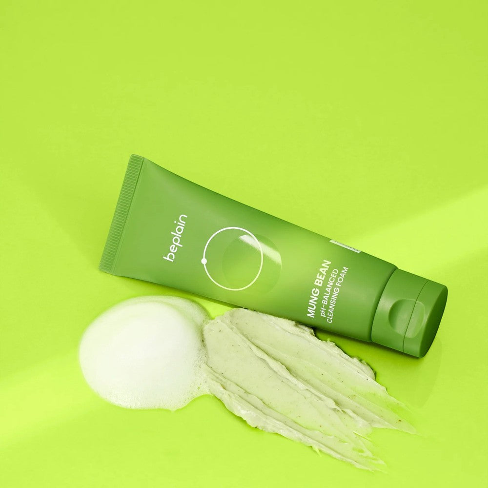 bareskin.lt beplain Mung Bean pH-balanced cleansing foam veido prausiklis skirtas kasdienei odos priežiūrai