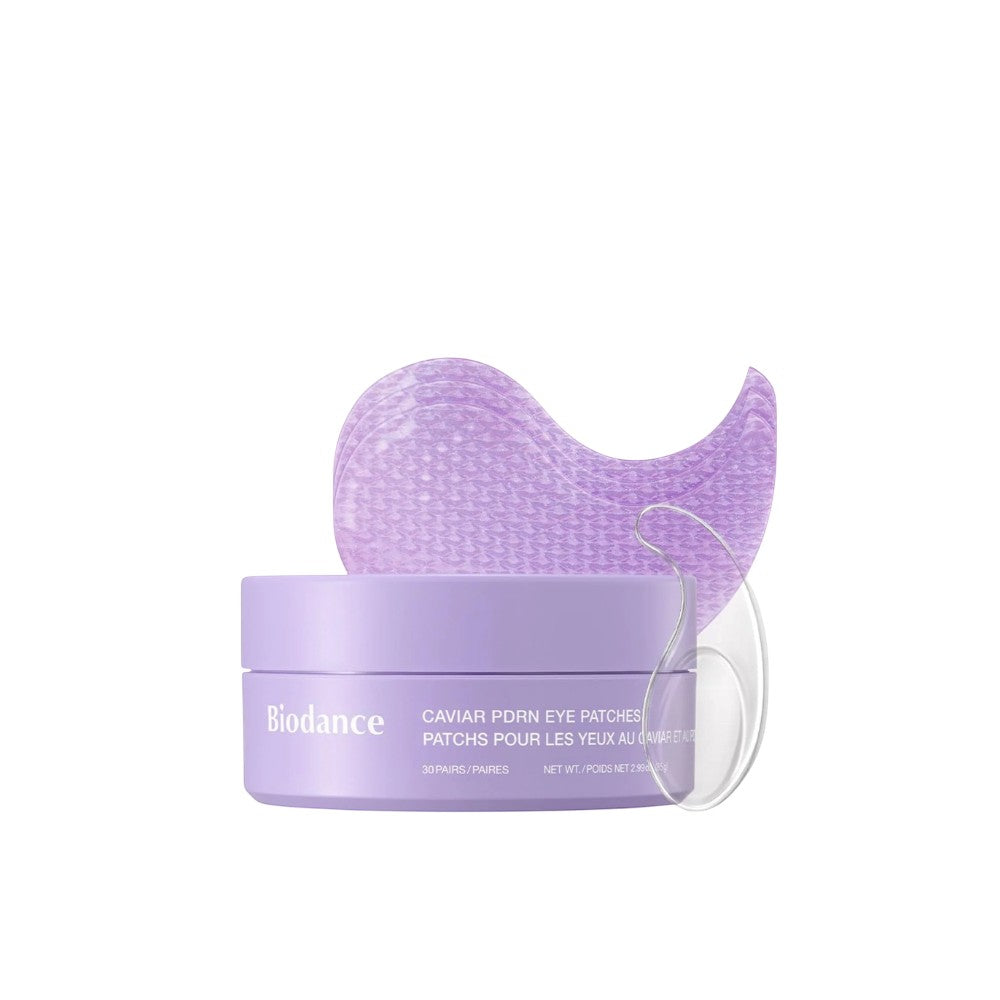 bareskin.lt BIODANCE Caviar PDRN hydrogel eye patches hidrogeliniai paakių padeliai, skirti pavargusiai, sausai ir brandesnei paakių odai