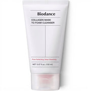 bareskin.lt BIODANCE Collagen Mask to Foam Cleanser in a white 150ml squeeze tube for pore care and deep cleansing.