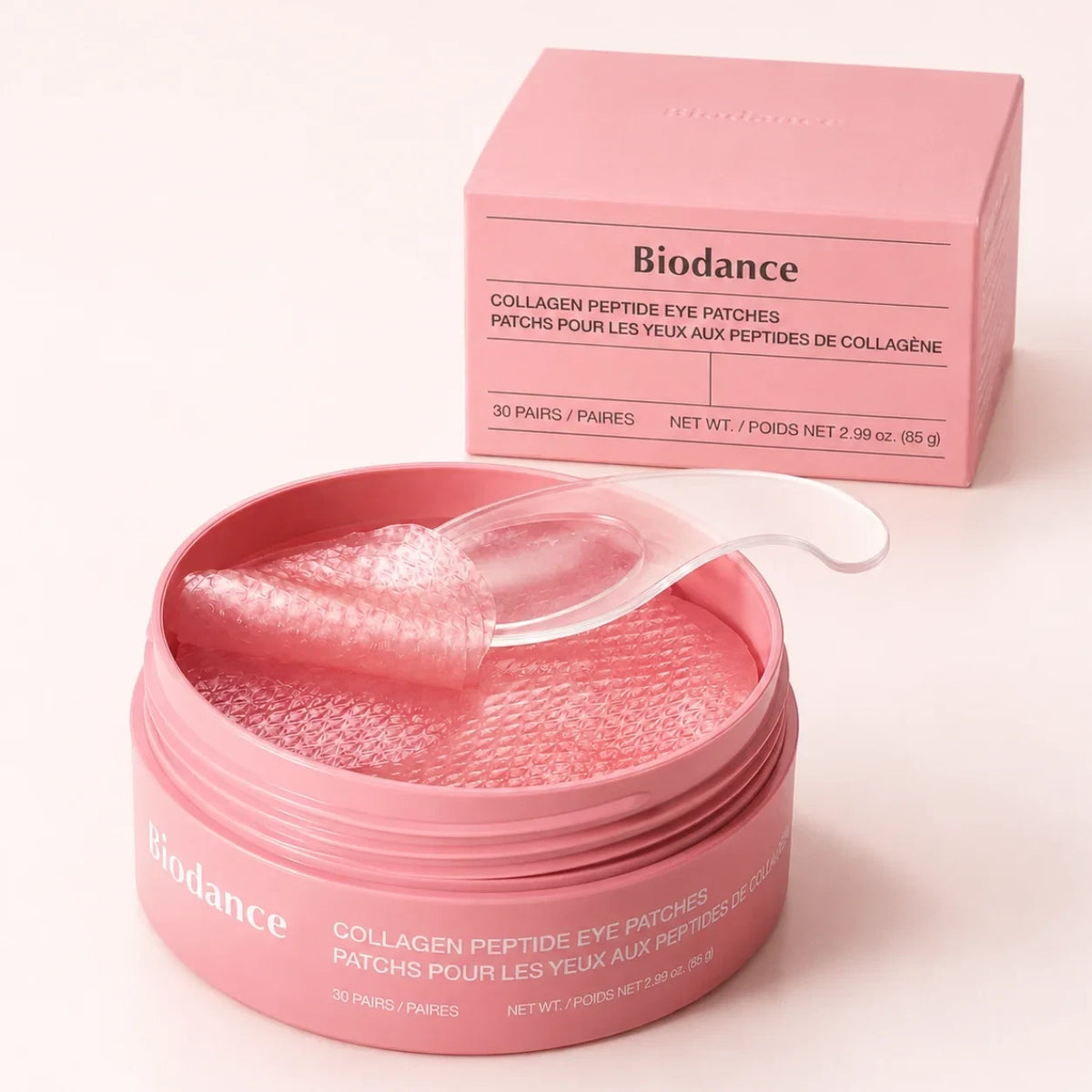 bareskin.lt Biodance Collagen Peptide Eye Patches paakių padeliai su kolagenu, niacinamidu ir kofeinu