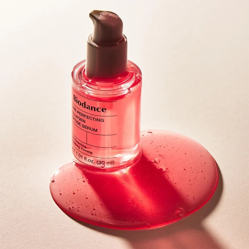 bareskin.lt Biodance Pore Perfecting Collagen Peptide Serum ampulė su mažos molekulinės masės kolagenu, 10 peptidų kompleksu ir elastinu