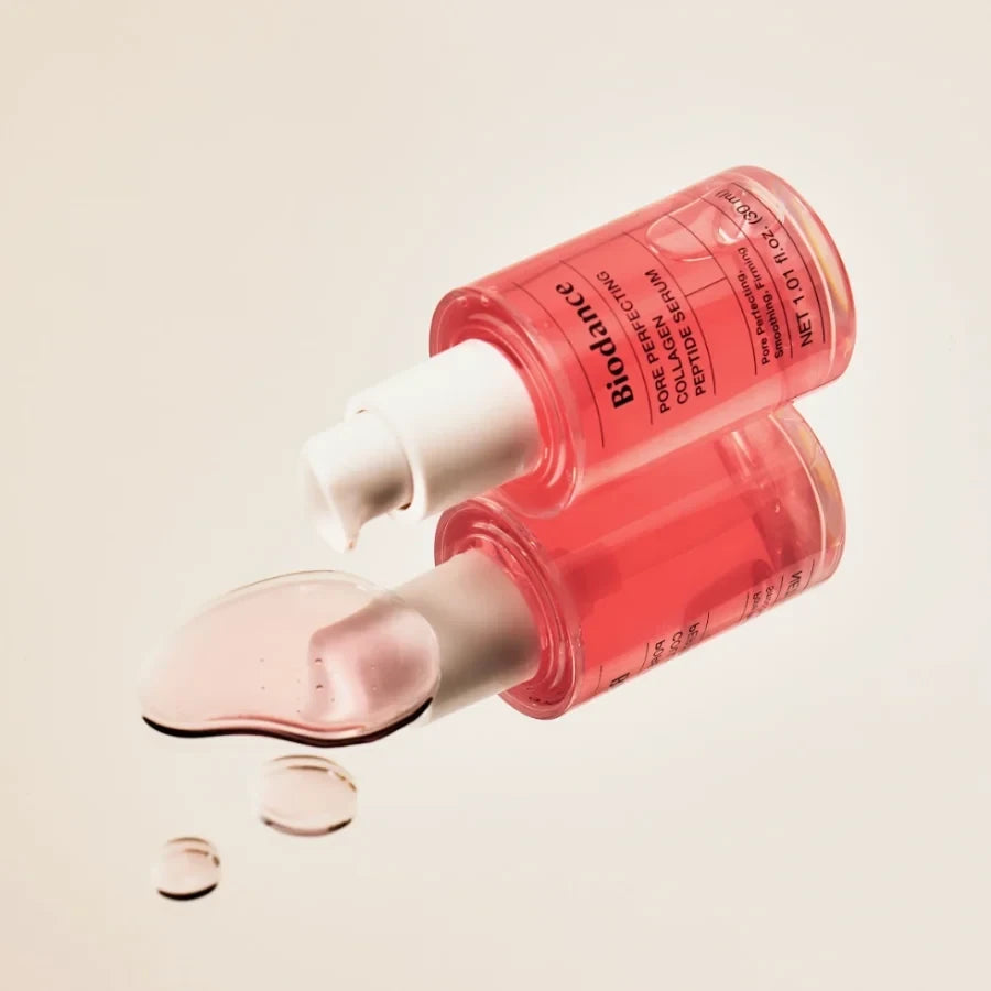 bareskin.lt Biodance Pore Perfecting Collagen Peptide Serum ampulė su mažos molekulinės masės kolagenu, 10 peptidų kompleksu ir elastinu