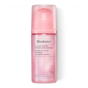 bareskin.lt Biodance Collagen Peptide Liposome Bubble Booster serum in a translucent pink pump bottle