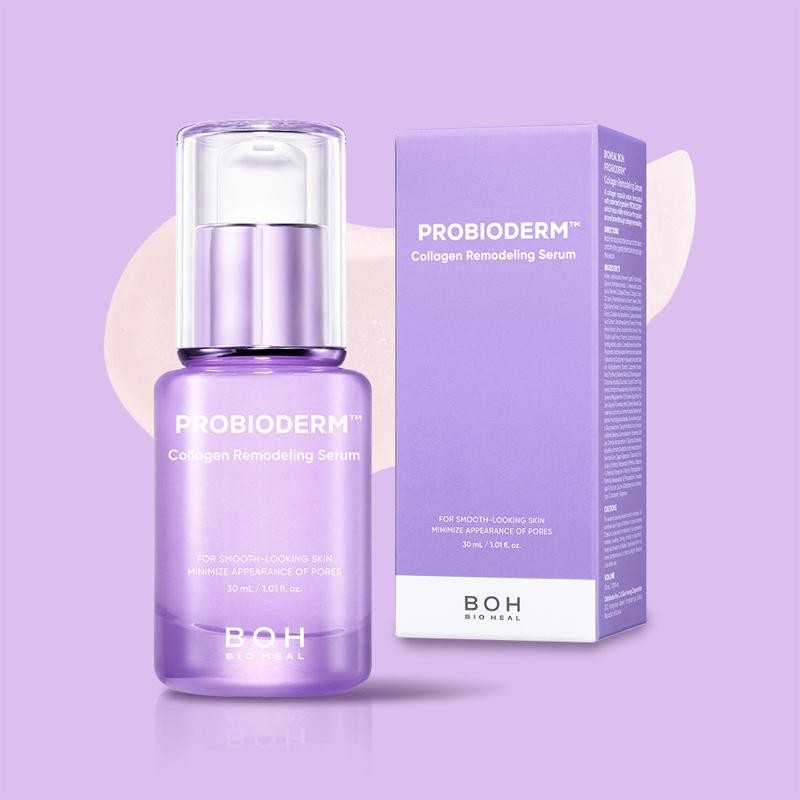 bareskin.lt BIOHEAL BOH Probioderm Collagen Remodeling Serum drėkinamasis serumas, sukurtas suteikti odai glotnumo ir komforto pojūtį