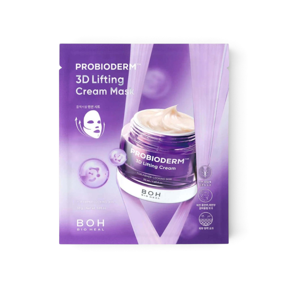 bareskin.lt BIOHEAL BOH Probioderm 3D Lifting Cream Mask stangrinamoji veido kaukė, sukurta odos elastingumui ir tvirtumui palaikyti