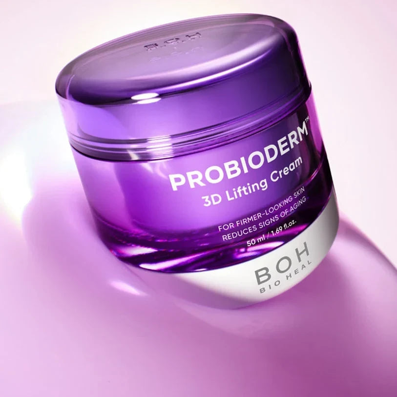 bareskin.lt BIOHEAL BOH Probioderm 3D Lifting Cream intensyviai maitinantis, sviestinės tekstūros veido kremas, skirtas komfortą praradusiai, jautriai, dehidratuotai ar brandžiai odai