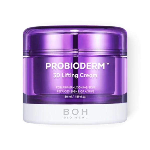 bareskin.lt BIOHEAL BOH Probioderm 3D Lifting Cream intensyviai maitinantis, sviestinės tekstūros veido kremas, skirtas komfortą praradusiai, jautriai, dehidratuotai ar brandžiai odai
