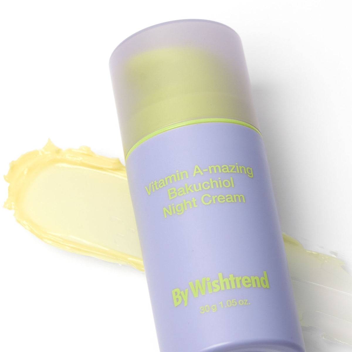 bareskin.lt By Wishtrend Vitamin A-mazing Bakuchiol Night Cream maitinamasis naktinis kremas, skirtas odos priežiūrai ir senėjimo požymių mažinimui