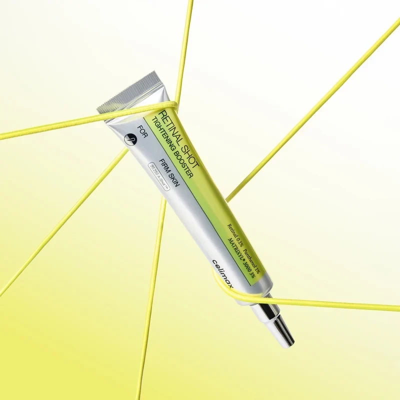bareskin.lt Celimax Retinal Shot Tightening Booster serum intensyviai puoselėjantis serumas su retinaliu, skirtas brandžios odos priežiūrai ir stangrumo palaikymui