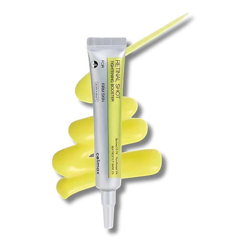 bareskin.lt Celimax Retinal Shot Tightening Booster serum intensyviai puoselėjantis serumas su retinaliu, skirtas brandžios odos priežiūrai ir stangrumo palaikymui