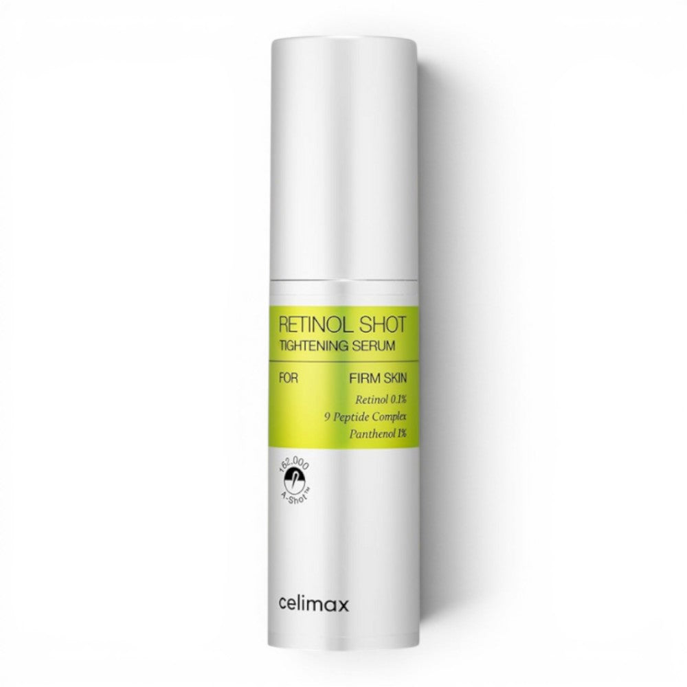 bareskin.lt Celimax The Vita-A Retinol Shot Tightening Serum stangrinantis veido serumas su 0,1 % retinolio, peptidų kompleksu ir augaliniais ekstraktais