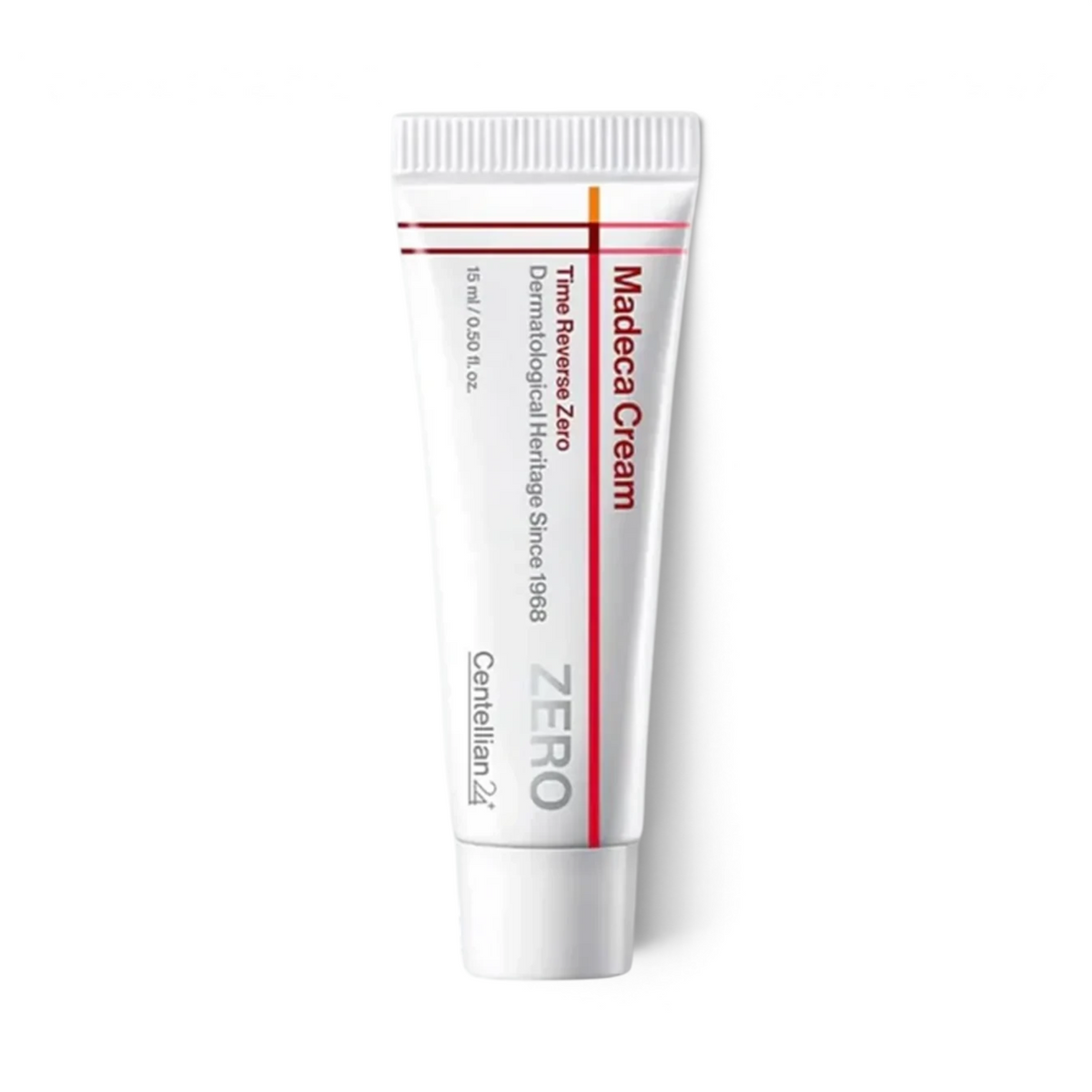 bareskin.lt Centellian24 Madeca Cream Time Reverse Zero veido kremas skirtas odos drėkinimui, komforto palaikymui ir pirmiesiems odos senėjimo požymiams