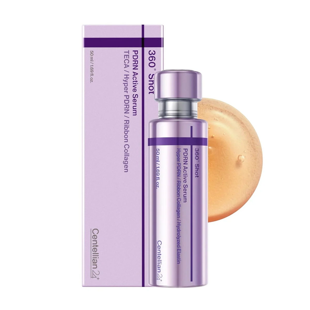 bareskin.lt Centellian24 360º Shot PDRN Active Serum drėkinantis ir stangrinantis veido serumas su PDRN, niacinamidu, kolagenu ir peptidais