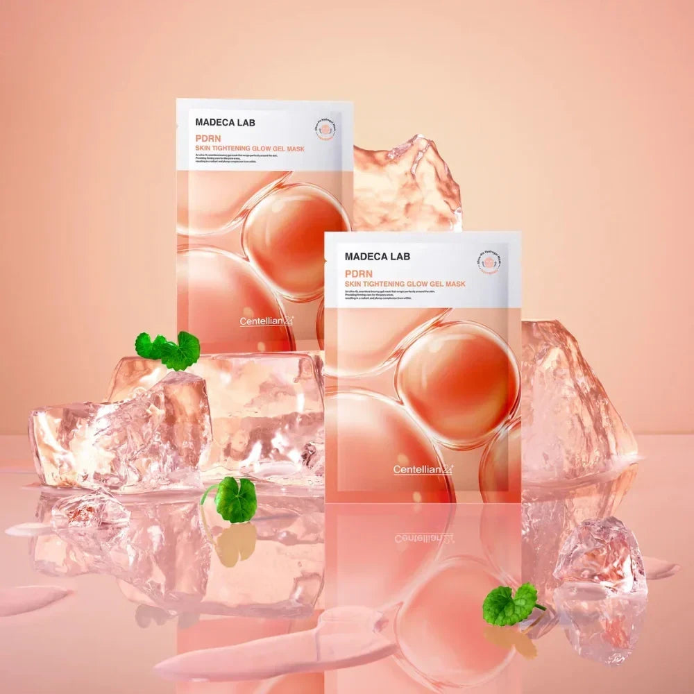 bareskin.lt Centellian24 Madeca Lab PDRN Skin Tightening Glow Gel Mask drėkinanti ir stangrinanti gelinė veido kaukė su PDRN, niacinamidu ir Centella Asiatica