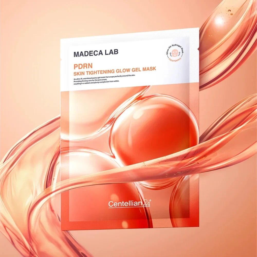 bareskin.lt Centellian24 Madeca Lab PDRN Skin Tightening Glow Gel Mask drėkinanti ir stangrinanti gelinė veido kaukė su PDRN, niacinamidu ir Centella Asiatica