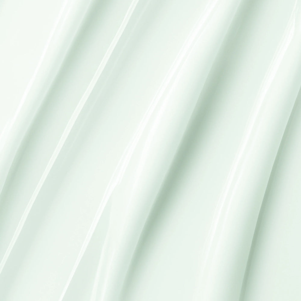 bareskin.lt Ceramigen mask cream texture showing a smooth, pale green, rich hydrating skincare formula