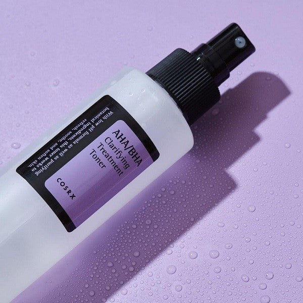 bareskin.lt COSRX AHA/BHA Clarifying Treatment Toner eksfolijuojantis tonikas  su glikolio rūgštimi (AHA), betaino salicilatu (BHA)