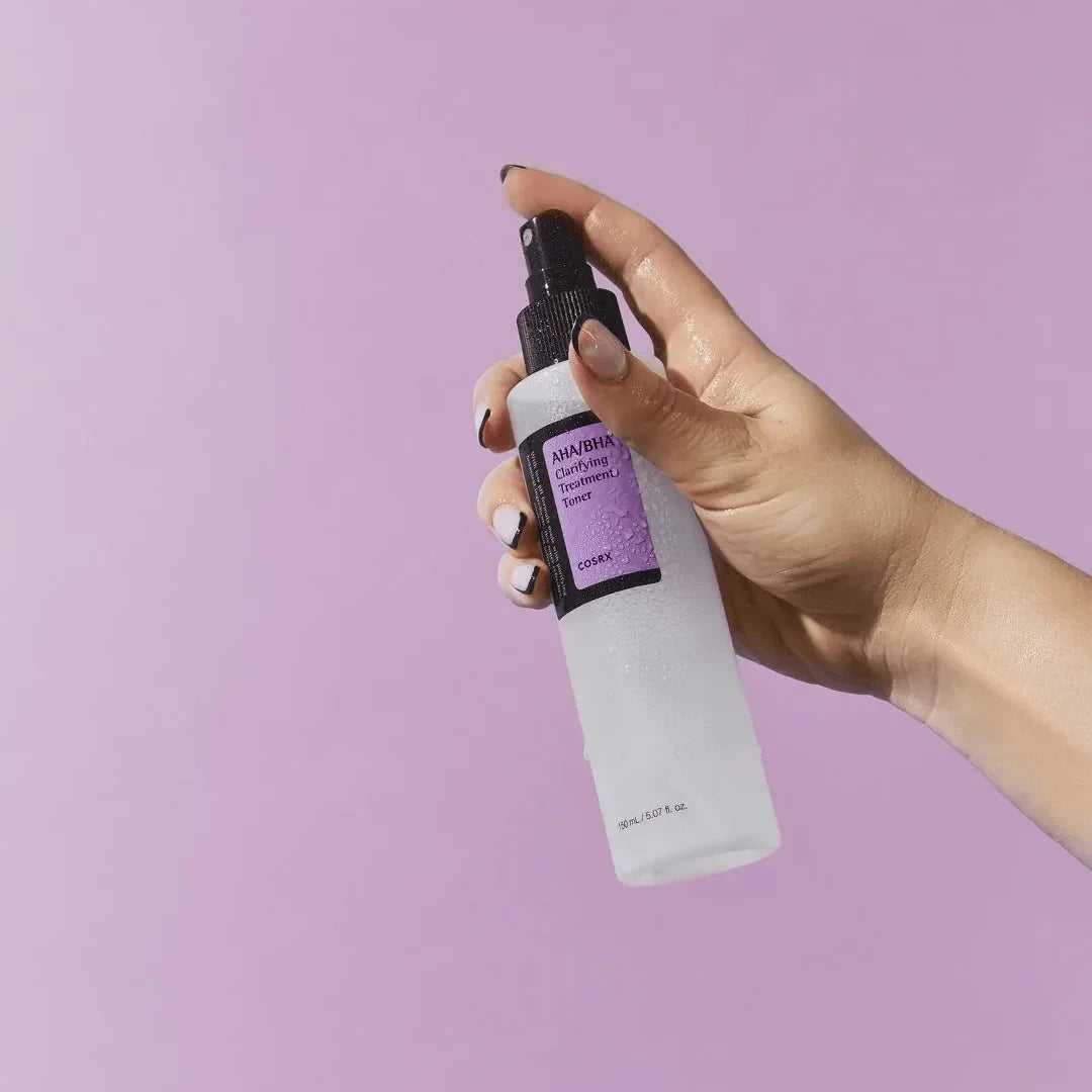 bareskin.lt COSRX AHA/BHA Clarifying Treatment Toner eksfolijuojantis tonikas  su glikolio rūgštimi (AHA), betaino salicilatu (BHA)