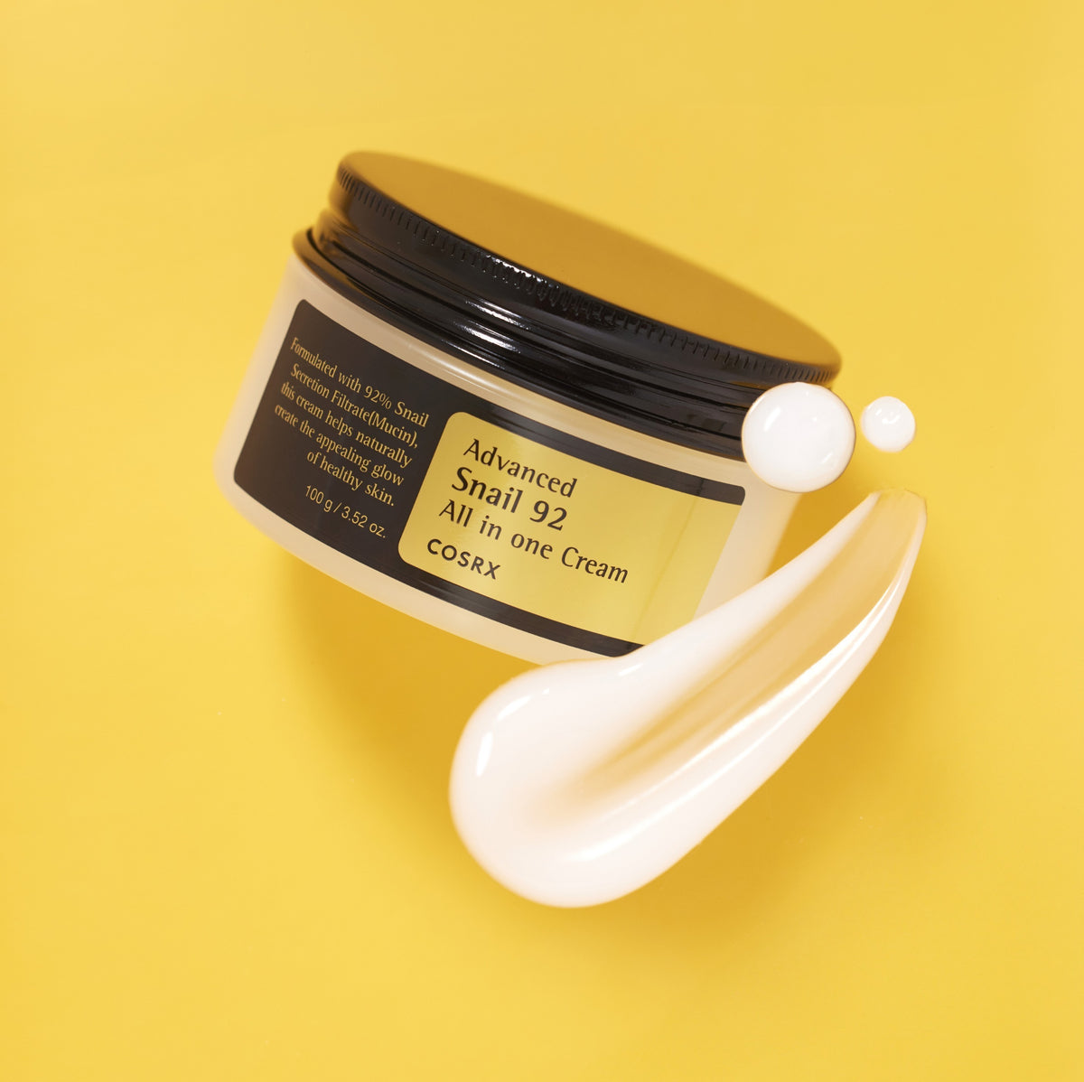 bareskin.lt COSRX Advanced 92 All In One Cream drėkinantis ir odos komfortą palaikantis kremas su sraigių filtratu