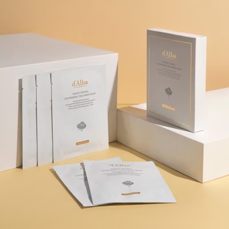 bareskin.lt d'Alba White Truffle Nourishing Treatment Mask veido kaukė su Trufferoliu