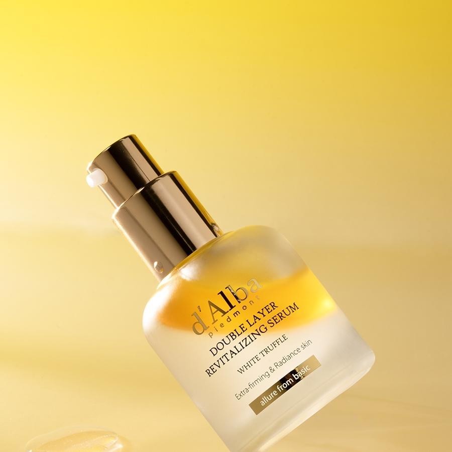 bareskin.lt D'Alba White Truffle Double Layer Revitalizing Serum maitinamasis dvifazis serumas, atkuriantis odos gyvybingumą ir spindesį