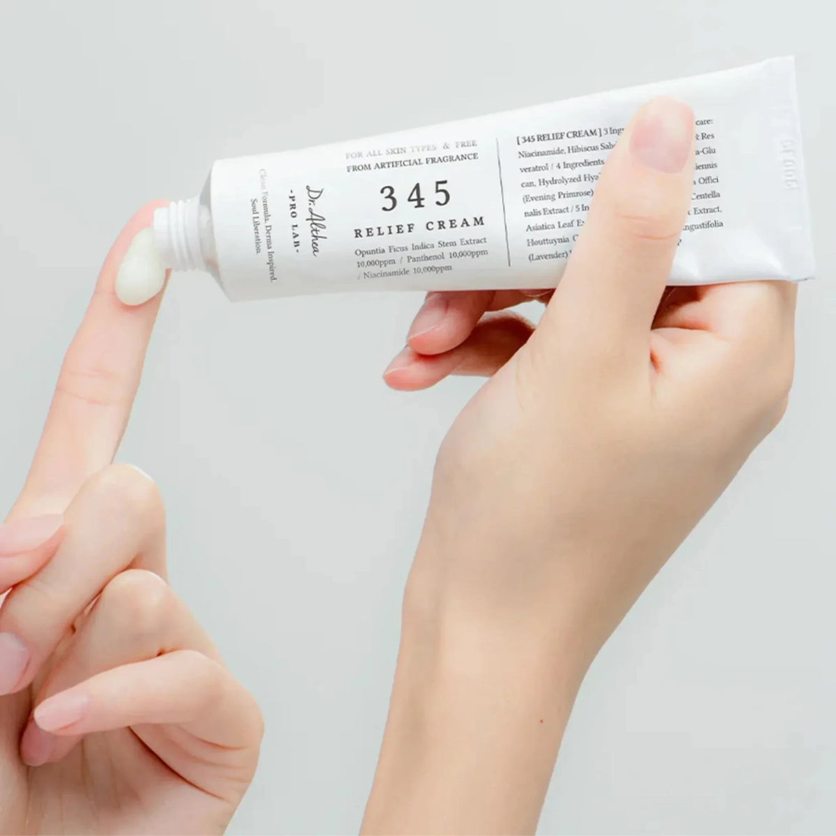 bareskin.lt Dr. Althea 345 Relief Cream veido kremas skirtas kasdienei odos priežiūrai, siekiant palaikyti drėgmės balansą ir odos komfortą