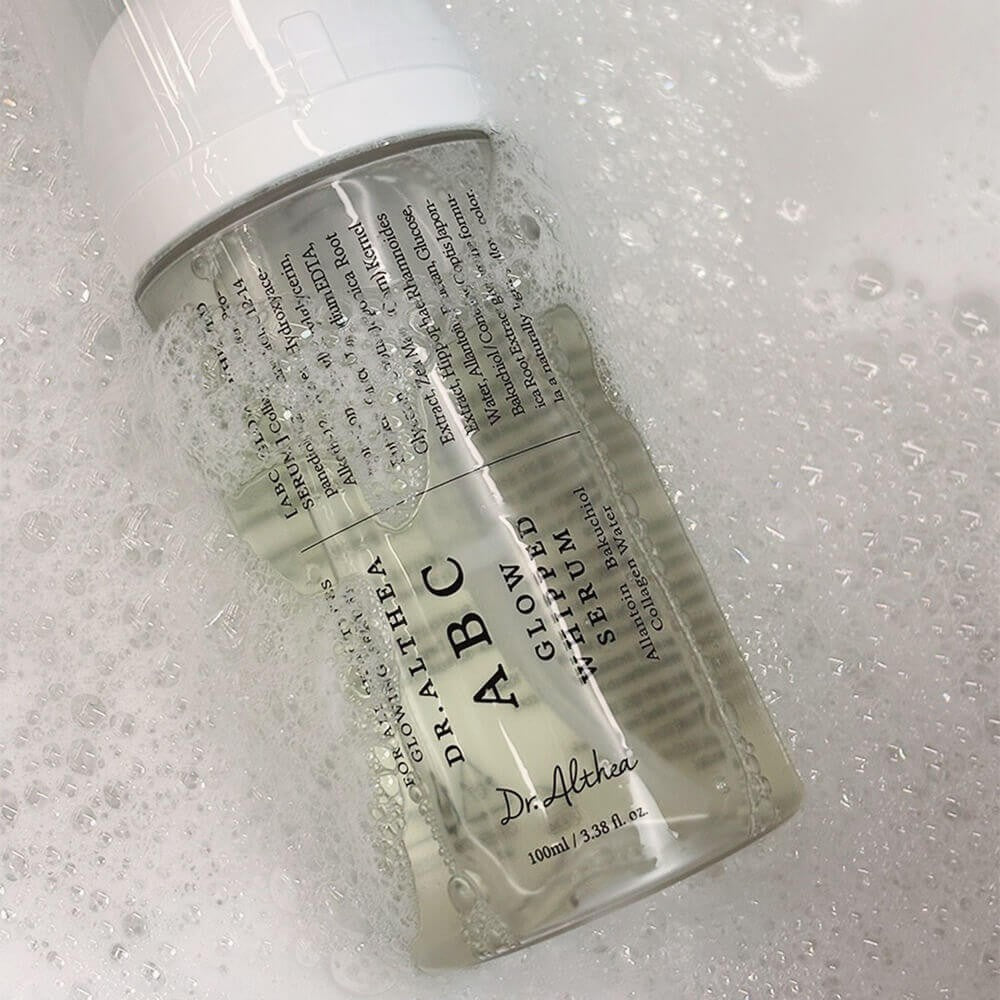 bareskin.lt Dr. Althea ABC Glow Whipped Serum putų pavidalo tekstūros veido serumas, skirtas odos drėgmės, elastingumo pojūčio ir natūralaus skaistumo palaikymui