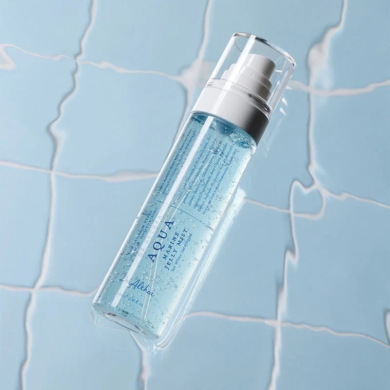 bareskin.lt Dr. Althea AQUA Marine Jelly Mist drėkinamoji veido dulksna su jūros vandeniu ir kelių formų hialurono rūgštimi
