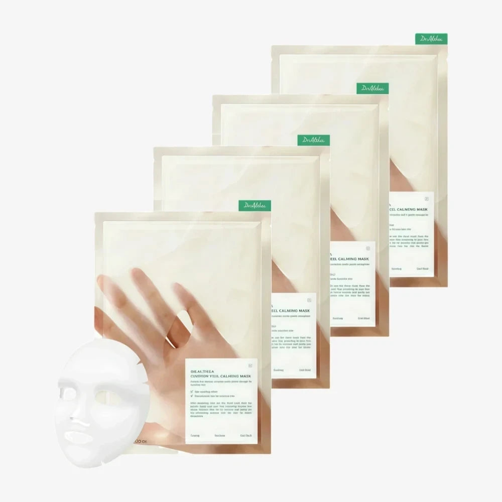 bareskin.lt Dr. Althea Cushion Veil Calming Mask raminanti lakštinė kaukė padeda atkurti odos komfortą ir drėgmės balansą
