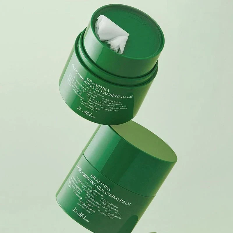 bareskin.lt Dr. Althea Pure Grinding Cleansing Balm valomasis balzamas švelniai ir veiksmingai pašalina makiažą, apsauginį kremą nuo saulės bei odos nešvarumus