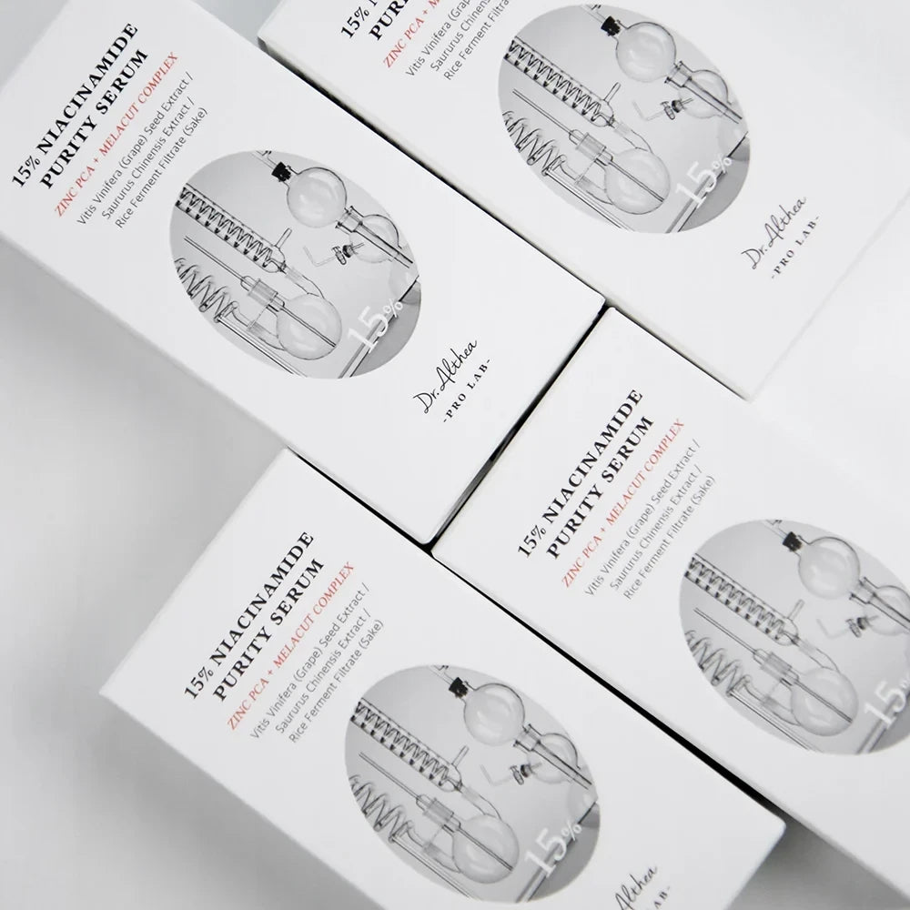 bareskin.lt Dr. Althea 15% Niacinamide Purity Serum serumas su 15 % niacinamido padeda palaikyti tolygesnę ir skaistesnę odos išvaizdą