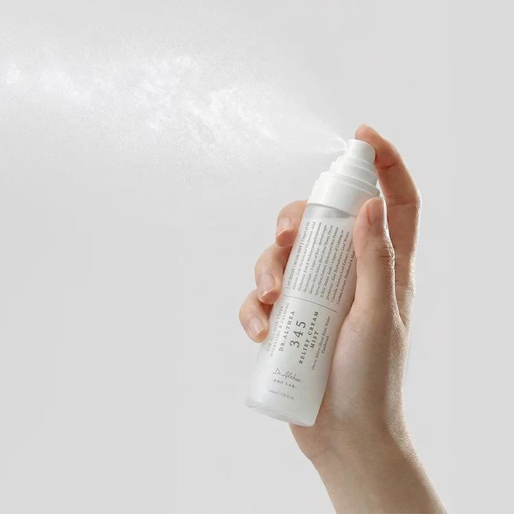 bareskin.lt Dr. Althea 345 Relief Cream Mist veido dulksna padeda palaikyti odos minkštumą ir tolygų drėgmės pojūtį