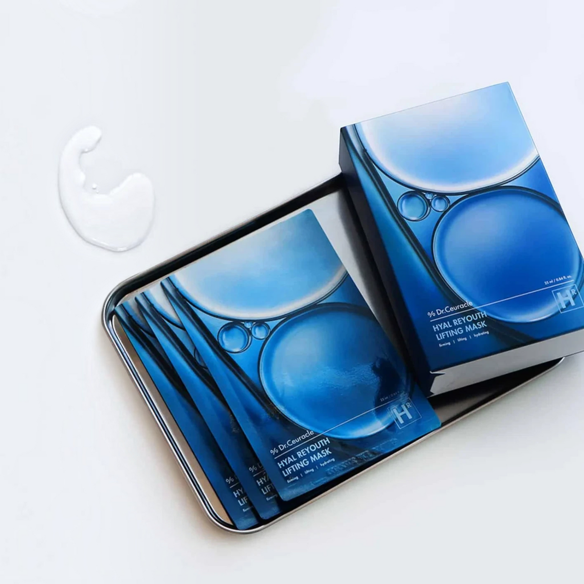 bareskin.lt Dr. Ceuracle Hyal Reyouth Lifting Mask lakštinė veido kaukė, sukurta odos drėgmei palaikyti ir elastingumui puoselėti