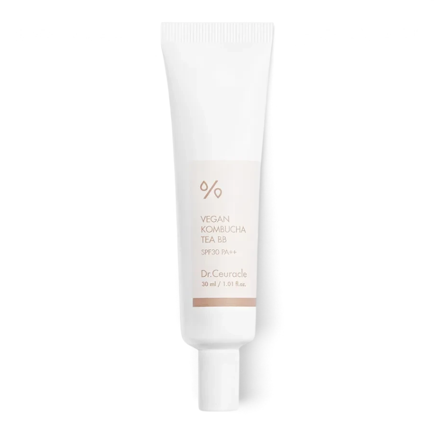 bareskin.lt Dr. Ceuracle Vegan Kombucha Tea BB cream BB kremas suteikia natūralų padengimą ir intensyvų drėkinimą