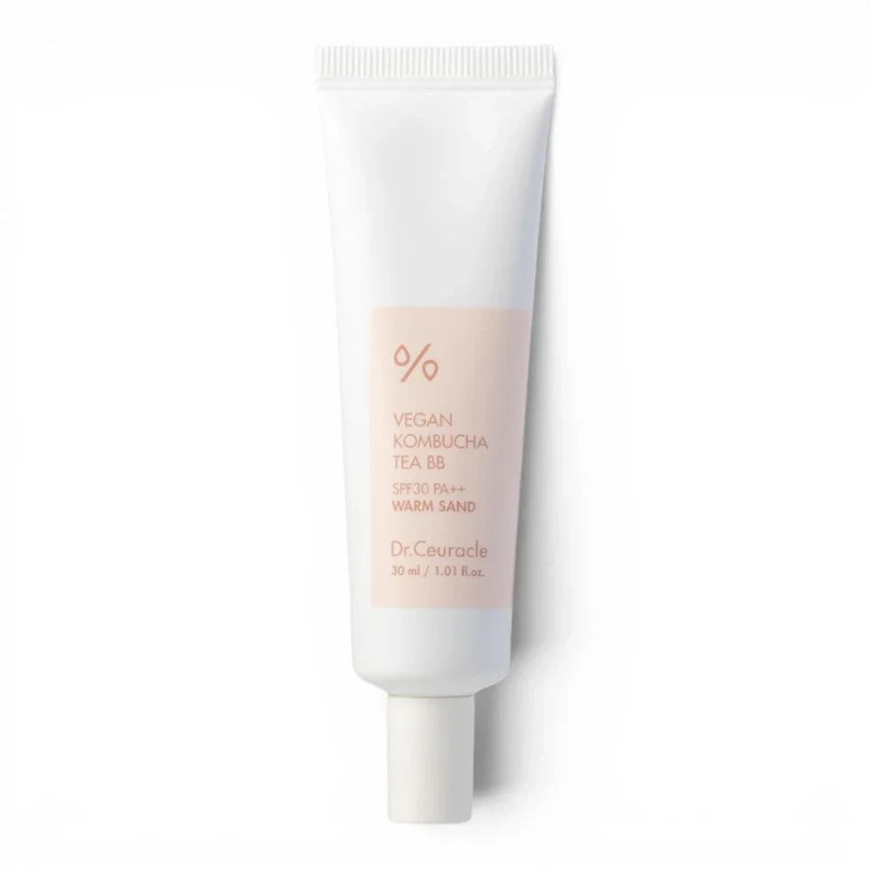 bareskin.lt Dr. Ceuracle Vegan Kombucha Tea BB cream BB kremas suteikia natūralų padengimą ir intensyvų drėkinimą