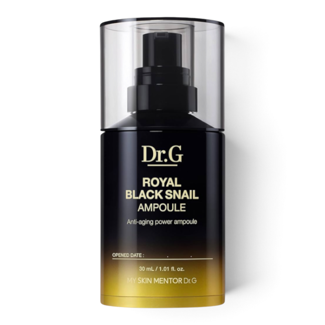 bareskin.lt Dr.G Royal Black Snail anti-aging ampoule odą stangrinati ir liftinguojanti ampulė