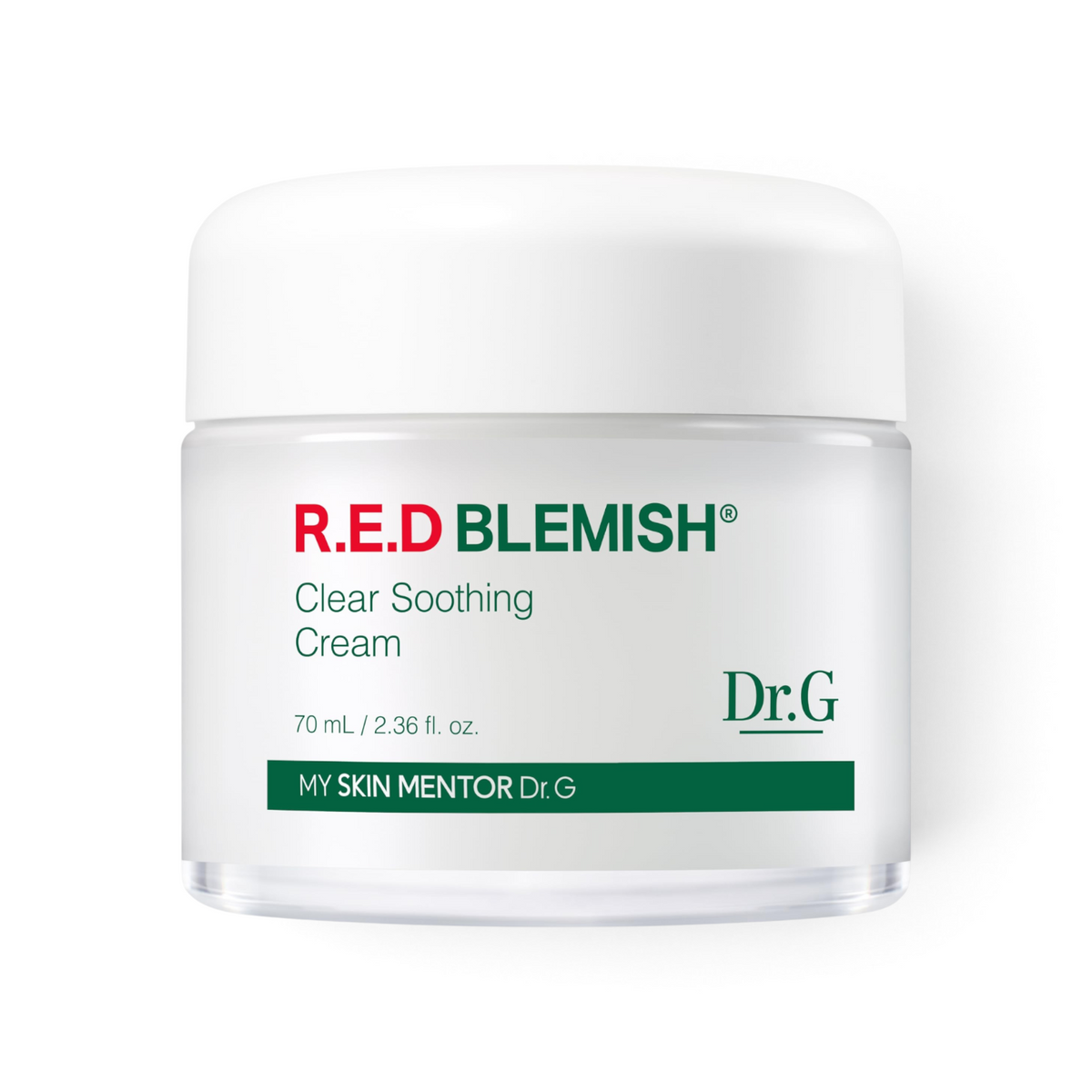 bareskin.lt Dr.G Red Blemish Clear Soothing Cream hipoalerginis kremas jautrioms ir aknės pažeistoms odoms