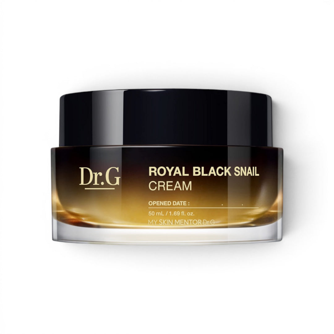 bareskin.lt Dr.G Royal Black Snail Cream odą stangrinantis ir liftinguojantis kremas brandžiai ir jautriai odai
