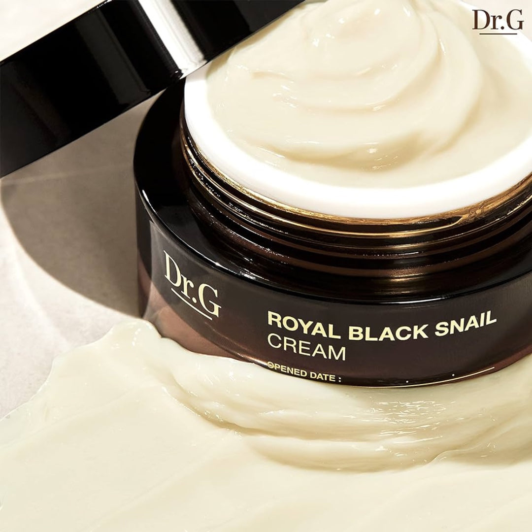 bareskin.lt Dr.G Royal Black Snail Cream odą stangrinantis ir liftinguojantis kremas brandžiai ir jautriai odai