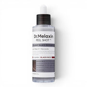 bareskin.lt Dr.Melaxin Peel Shot Exfoliating Black Rice Ampoule gomažinis veido šveitiklis su PHA ir BHA rūgštimis