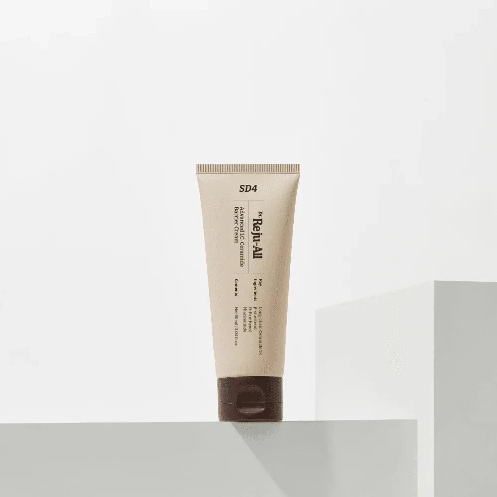 bareskin.lt Dr. Reju-All Advanced LC-Ceramide Barrier Cream odos barjero priežiūrai sukurtas veido kremas su keramidu, skvalanu, niacinamidu ir pantenoliu