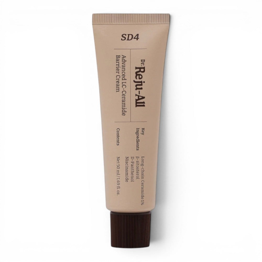 bareskin.lt Dr. Reju-All Advanced LC-Ceramide Barrier Cream odos barjero priežiūrai sukurtas veido kremas su keramidu, skvalanu, niacinamidu ir pantenoliu