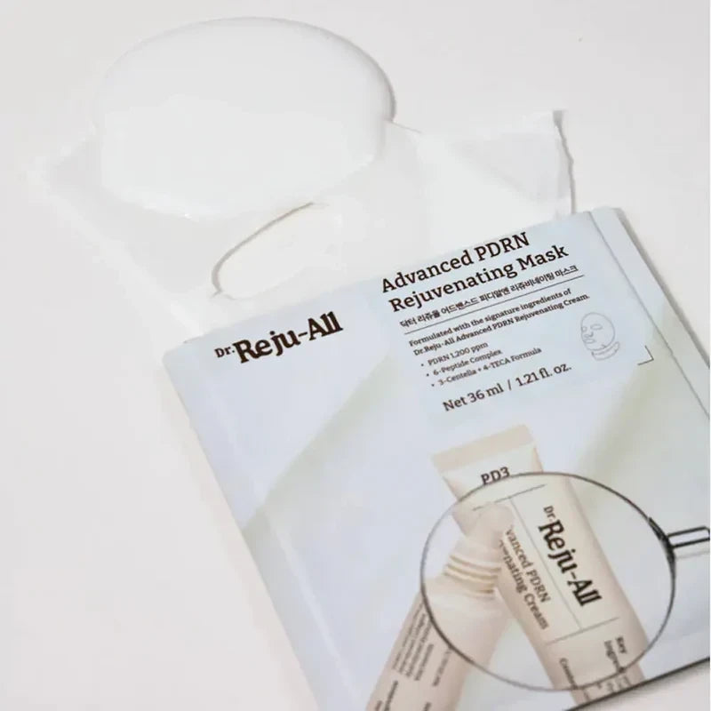 bareskin.lt Dr. Reju-All Advanced PDRN Rejuvenating Mask veido ir kaklo kaukė su PDRN ir peptidų kompleksu