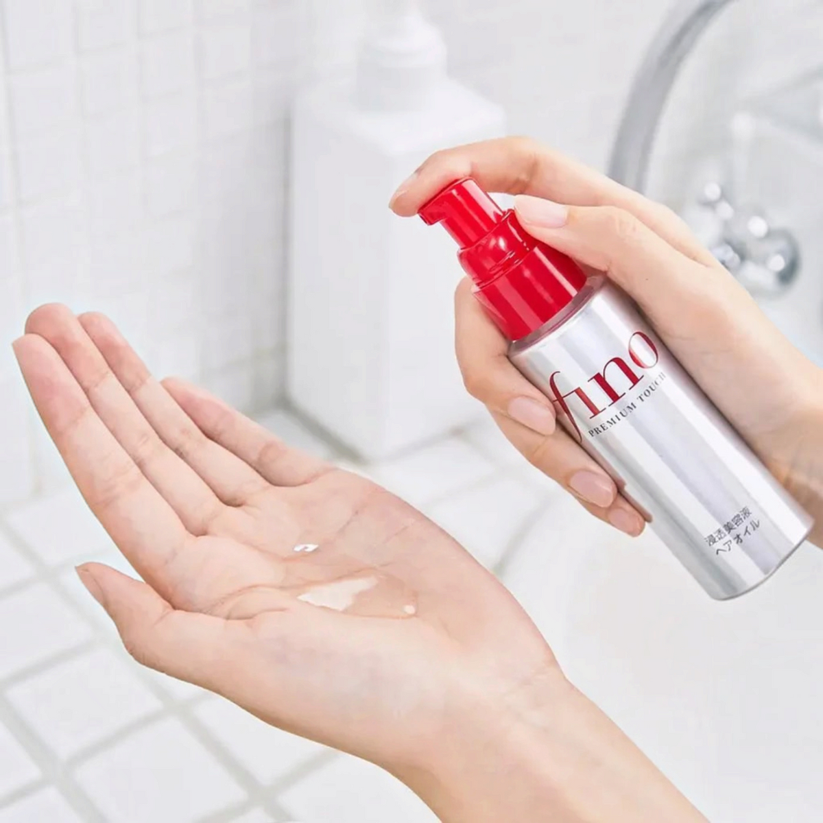 bareskin.lt Fino Premium Touch hair oil plaukų aliejus skirtas atkurti pažeistus ir nevaldomus plaukus