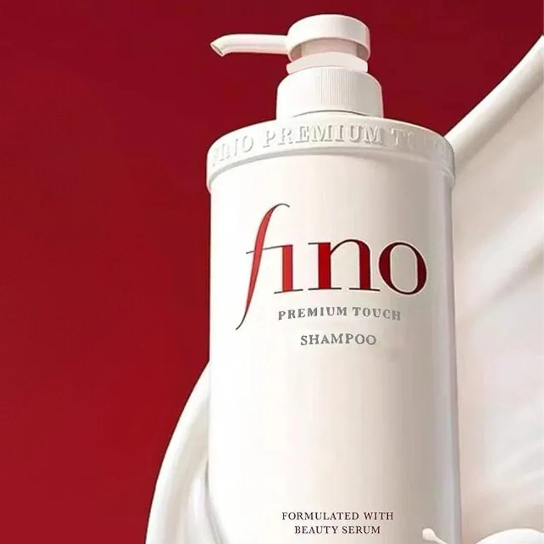 bareskin.lt Fino Premium Touch shampoo šampūnas sukurtas sausiems, dažytiems ir chemiškai pažeistiems plaukams