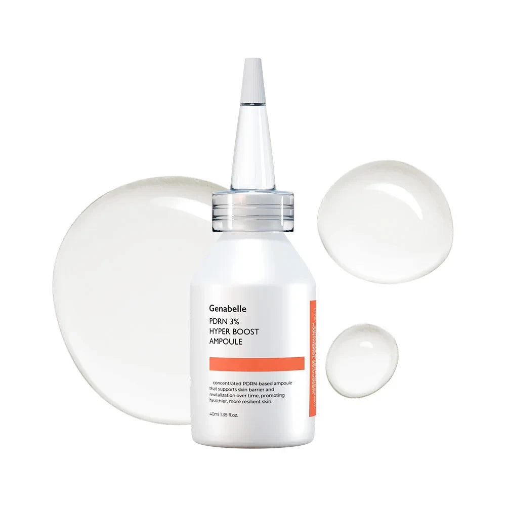 bareskin.lt Genabelle PDRN 3% Hyper Boost Ampoule facial serum intensyviai drėkinanti ir stangrinanti veido ampulė su PDRN