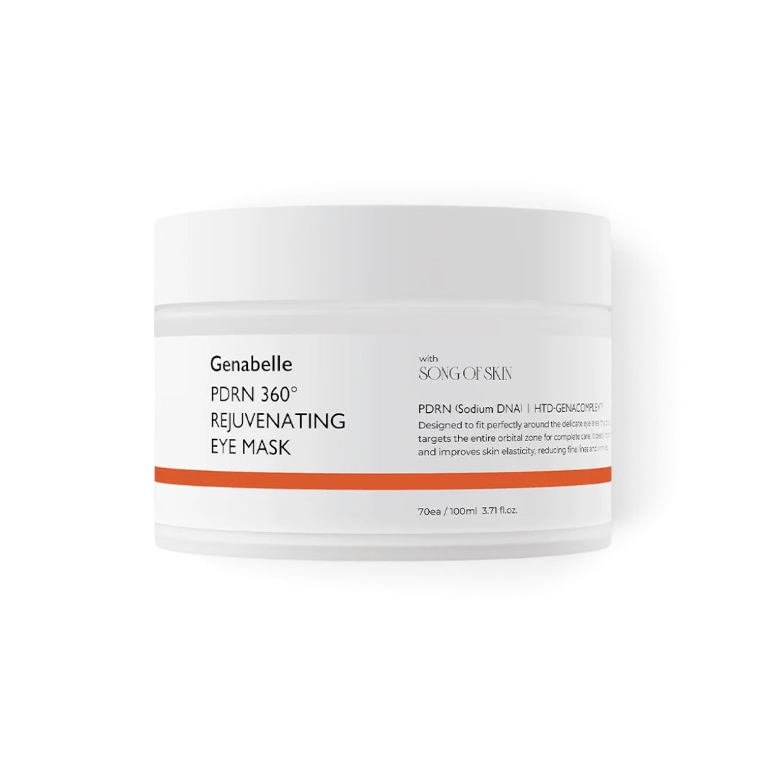 bareskin.lt Genabelle PDRN 360 Rejuvenating Eye Mask jar for intensive hydration and skin firming