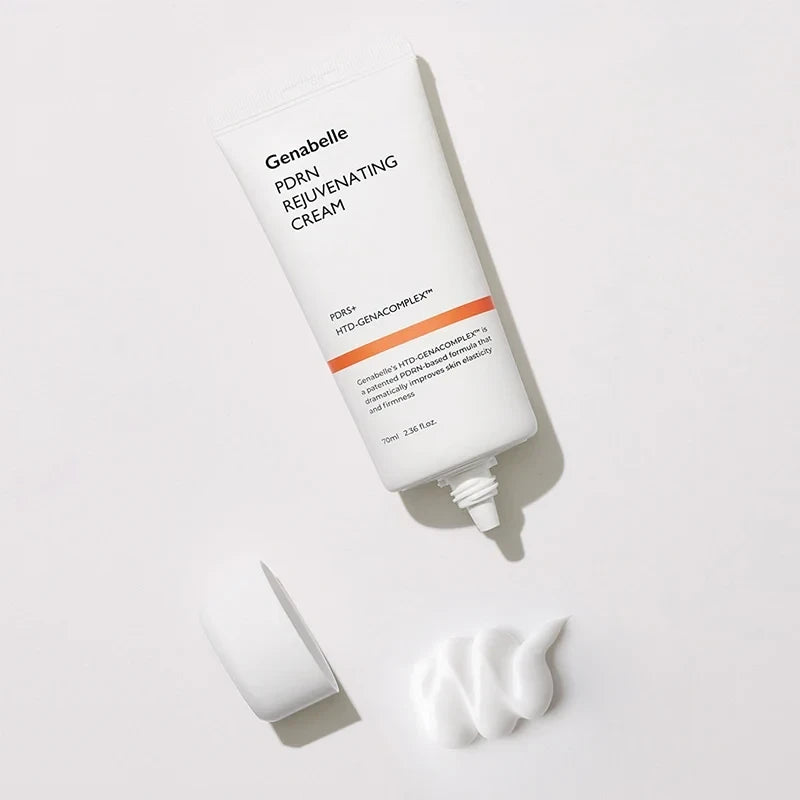 bareskin.lt Genabelle PDRN Rejuvenating Cream Intensyviai drėkinantis ir odos elastingumą puoselėjantis veido kremas su 1000 ppm lašišų PDRN, hialurono rūgštimi ir niacinamidu